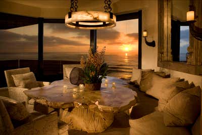 Organic Beach House Dining Room. Ocean Front Oasis by Mark Boone, Inc..