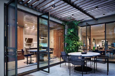  Contemporary Apartment Patio and Deck. Upper East Side Penthouse by Ries Hayes.