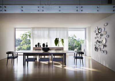 Modern Dining Room. Hamptons Beach House by Ries Hayes.