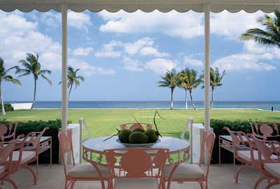  Transitional Beach House Patio and Deck. Palm Beach Residence by Ries Hayes.