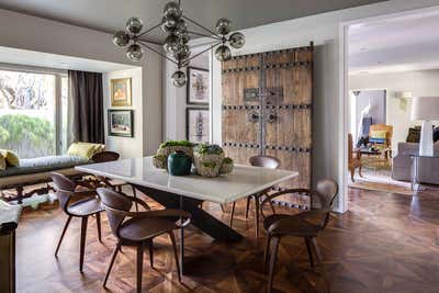 Eclectic Vacation Home Dining Room. Coral Gables by Villalobos Desio.