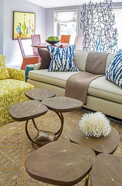  Eclectic Vacation Home Living Room. Coral Gables by Villalobos Desio.