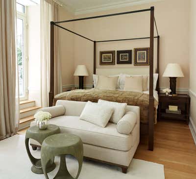 Transitional Bedroom. Central Park South by Villalobos Desio.