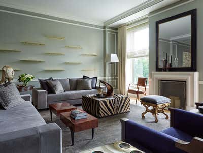  Transitional Apartment Living Room. Central Park South by Villalobos Desio.