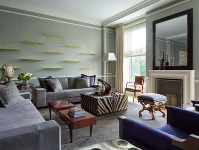 Transitional Apartment Living Room. Central Park South by Villalobos Desio.