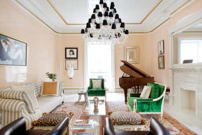  Mid-Century Modern Apartment Living Room. The Dakota by Sasha Bikoff Interior Design.