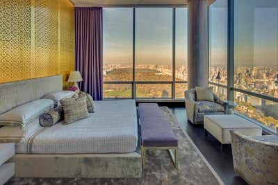  Contemporary Apartment Bedroom. One57 Model Apartment by Drake/Anderson.