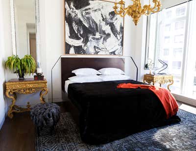  Eclectic Apartment Bedroom. Midtown Manhattan by Drake/Anderson.