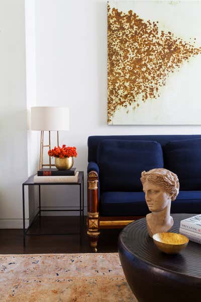  Eclectic Apartment Living Room. Midtown Manhattan by Drake/Anderson.