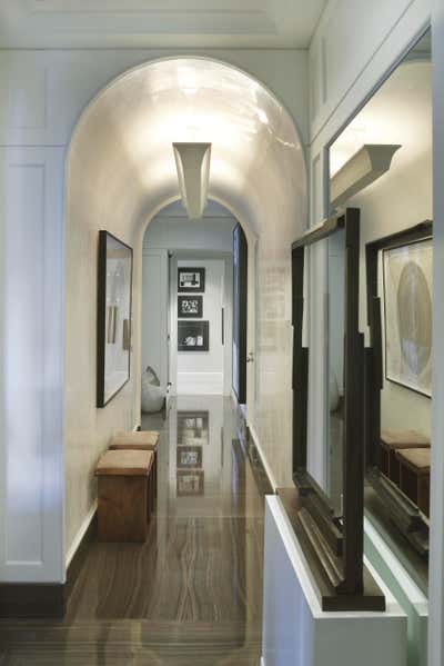  Transitional Apartment Entry and Hall. Upper East Side Residence by David Kleinberg Design Associates.