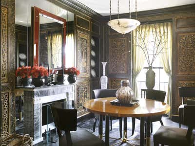  Transitional Apartment Dining Room. Upper East Side Residence by David Kleinberg Design Associates.