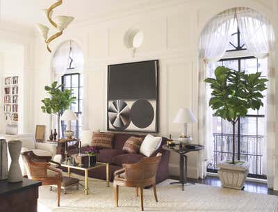  Transitional Apartment Living Room. Upper East Side Residence by David Kleinberg Design Associates.