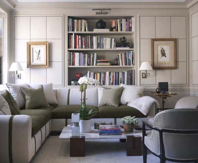  Transitional Apartment Office and Study. Upper East Side Residence by David Kleinberg Design Associates.