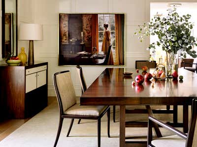  Contemporary Family Home Dining Room. Pacific Palisades Residence by Barbara Barry Incorporated.