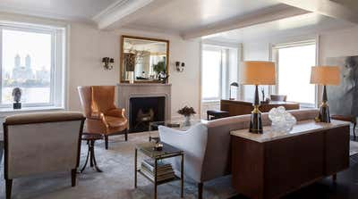  Traditional Apartment Living Room. Madison Avenue Residence  by Vaughn Miller Studio.