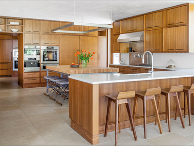  Modern Family Home Kitchen. Austin Lake Residence by Vaughn Miller Studio.