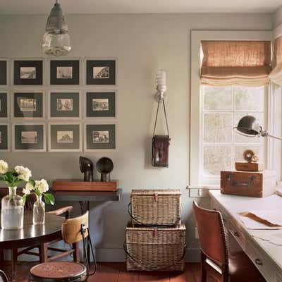  Farmhouse Family Home Office and Study. 16th Street by Giannetti Home.