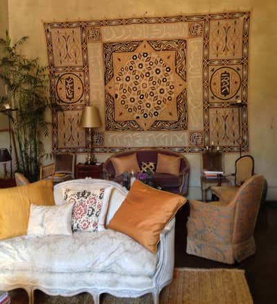  Mediterranean Living Room. Villa Vallombrosa by Annie Kelly Art + Design.