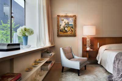  Modern Apartment Bedroom. West 54th Street by Rees Roberts & Partners.