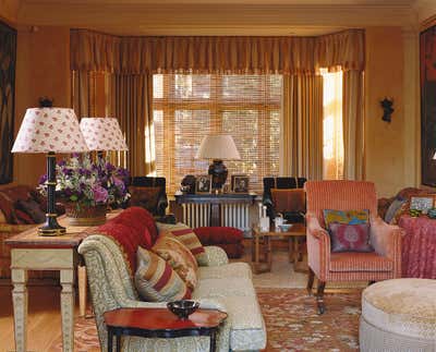  Traditional Family Home Living Room. House in London by Wendy Nicholls by Sibyl Colefax & John Fowler.