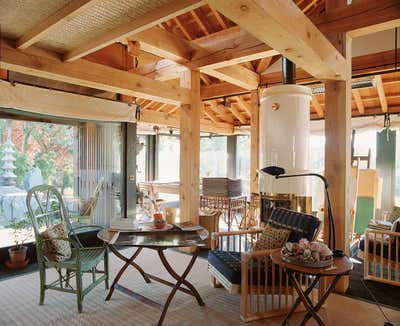 Craftsman Family Home Workspace. House in London by Wendy Nicholls by Sibyl Colefax & John Fowler.