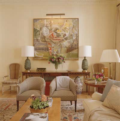  Traditional Apartment Living Room. Apartment in London by Roger Jones by Sibyl Colefax & John Fowler.