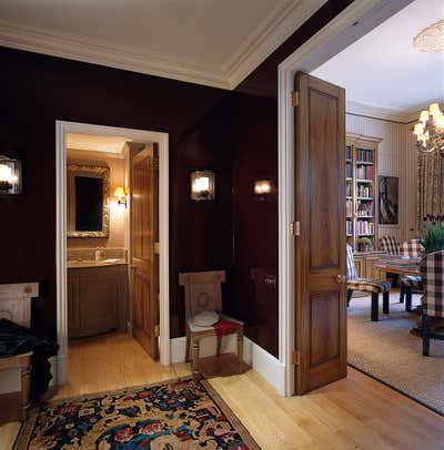  Traditional Apartment Entry and Hall. Apartment in London by Roger Jones by Sibyl Colefax & John Fowler.