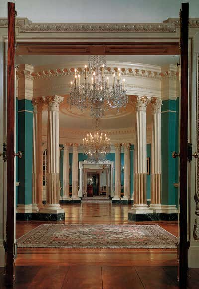  Traditional Office Lobby and Reception. Offices in the U.S. State Department by Allan Greenberg Architect.
