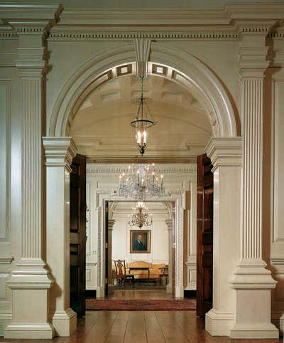  Traditional Office Office and Study. Offices in the U.S. State Department by Allan Greenberg Architect.