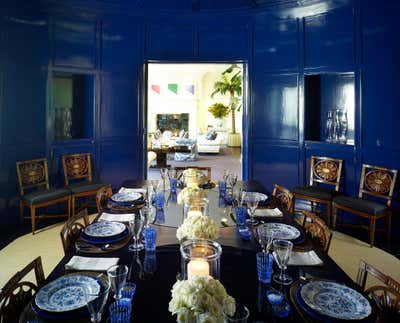  Preppy Dining Room. Beverly Hills by Kirsten Kelli, LLC.