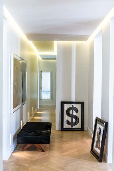  Contemporary Apartment Entry and Hall. Boulevard Malesherbes by Isabelle Stanislas Architecture.