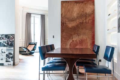  Contemporary Apartment Dining Room. Boulevard Malesherbes by Isabelle Stanislas Architecture.