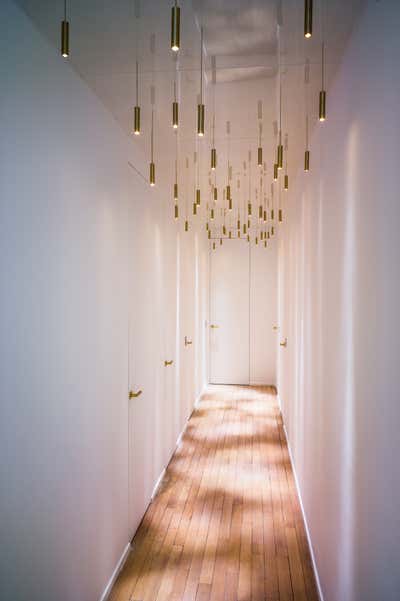  Contemporary Apartment Entry and Hall. Rue Spontini by Isabelle Stanislas Architecture.