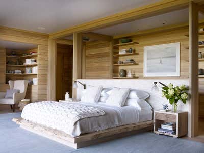  Beach Style Beach House Bedroom. Overlook House by Kligerman Architecture and Design.