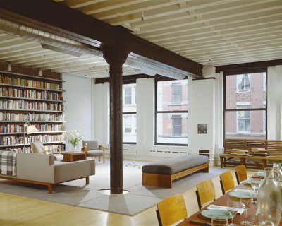  Contemporary Apartment Office and Study. Tribeca Loft by Kligerman Architecture and Design.