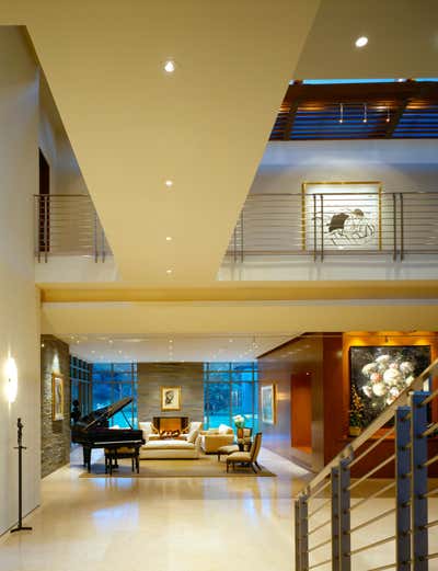  Modern Family Home Living Room. Berberian Residence  by Landry Design Group.