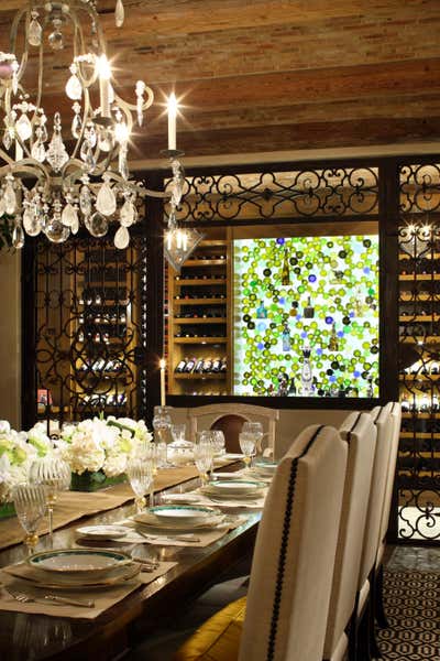  Mediterranean Dining Room. Villa Del Lago by Landry Design Group.