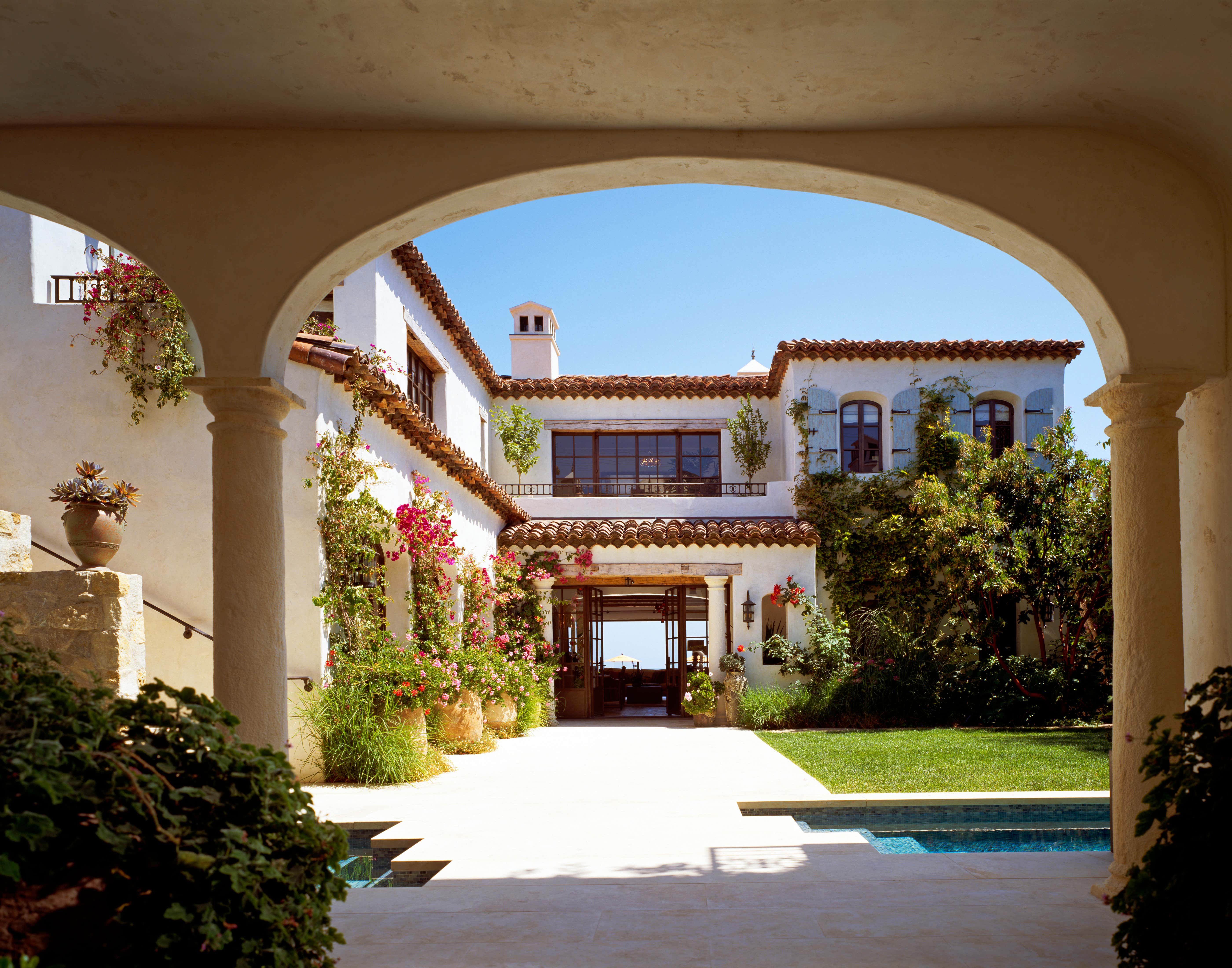 Mediterranean Patio and Deck