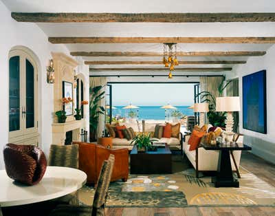  Mediterranean Living Room. Beach House by Landry Design Group.