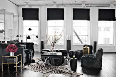 Contemporary Living Room. Tribeca Residence by Ryan Korban.