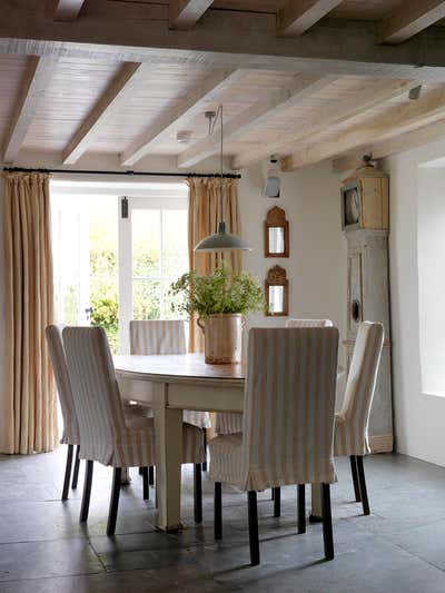  Rustic Family Home Dining Room. COASTAL FAMILY HOME (Cornwall I) by Marion Lichtig.