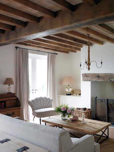  Rustic Family Home Living Room. COASTAL FAMILY HOME (Cornwall I) by Marion Lichtig.