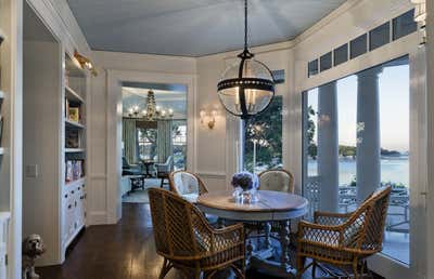 Coastal Beach House Dining Room. House at Blue Water Hill  by Robert A.M. Stern Architects.