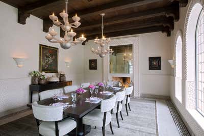  Transitional Family Home Dining Room. Belclaire by Emily Summers Design.