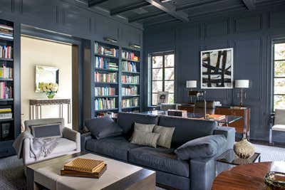  Transitional Family Home Office and Study. Belclaire by Emily Summers Design.