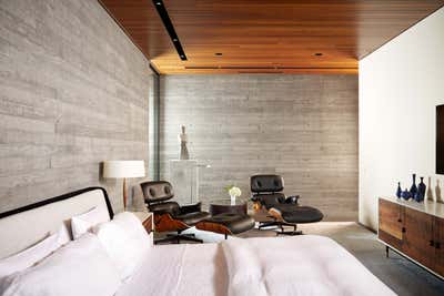  Contemporary Vacation Home Bedroom. Cedar Creek by Emily Summers Design.