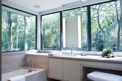 Transitional Family Home Bathroom. Dentwood by Emily Summers Design.