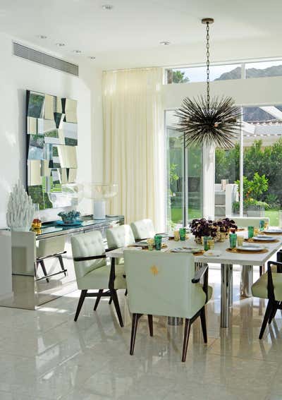  Transitional Vacation Home Dining Room. Eldorado by Emily Summers Design.