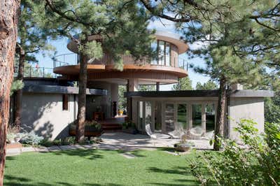  Contemporary Vacation Home Exterior. Round House by Emily Summers Design.