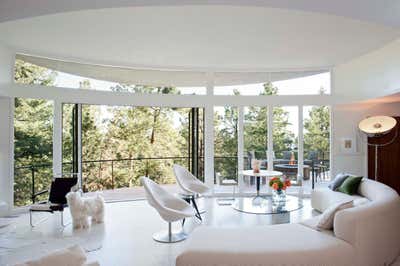  Contemporary Vacation Home Living Room. Round House by Emily Summers Design.